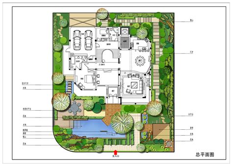 庭院别墅设计图,别墅庭院景观平面图,碧桂园别墅庭院_大山谷图库
