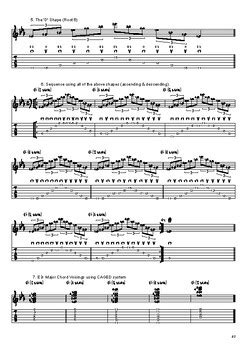 Eb Major Triad Arpeggios - Different Ways to Play Eb Major Triad Arpeggios