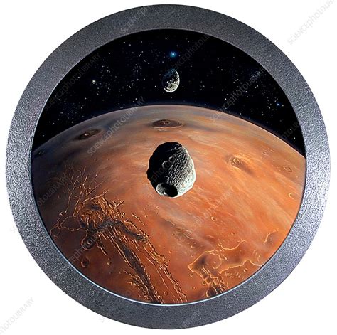 Moons of Mars - Stock Image - R350/0150 - Science Photo Library