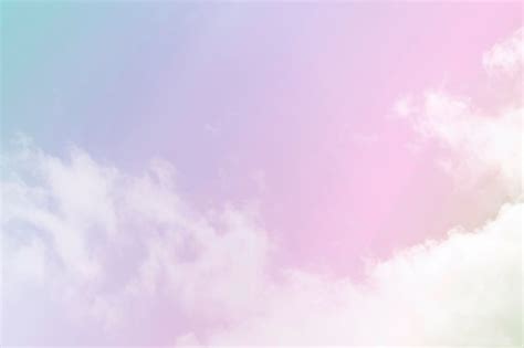 Premium Photo | Sky and clouds in pastel tones