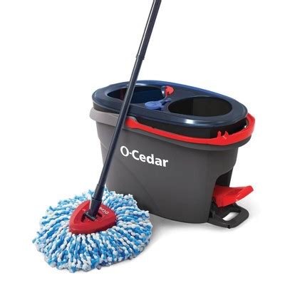 O-Cedar EasyWring RinseClean Spin Mop & Bucket System – BrickSeek