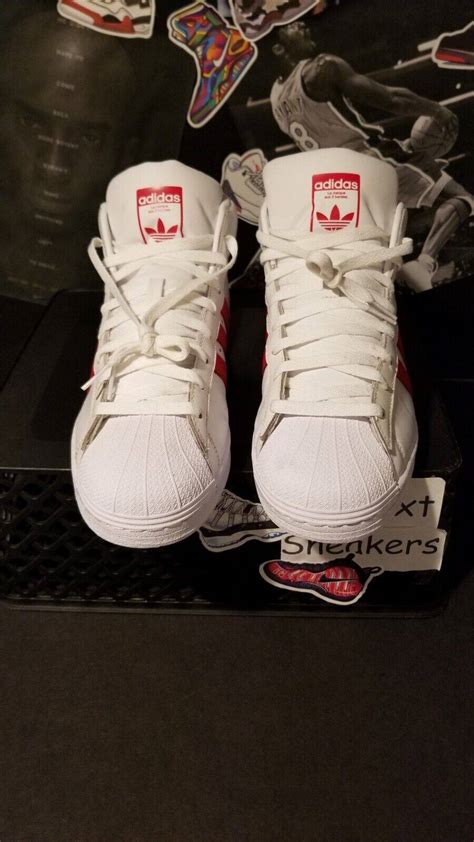 Adidas Adidas Pro Model "White Scarlet" 💥💥💥 | Grailed