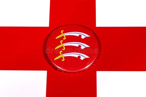 Flag of Essex stock image. Image of kingdom, flagpole - 100447779