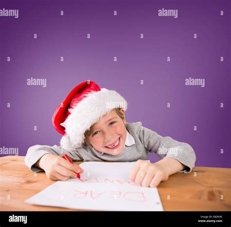 Boy writing letter hi-res stock photography and images - Alamy