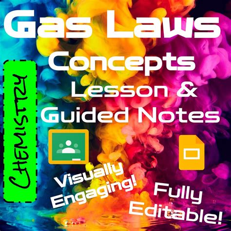 Gas Laws Concepts Google Lesson and Guided Notes | Made By Teachers