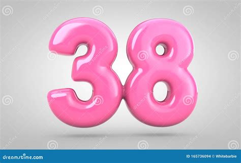 Bubble Gum Number 38 Isolated On White Background Royalty-Free Cartoon | CartoonDealer.com ...