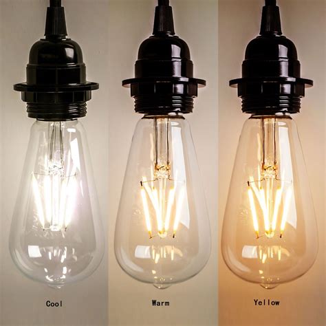 Energy Saving Retro Edison Industril E27 E26 Bright LED Filament 4w ...