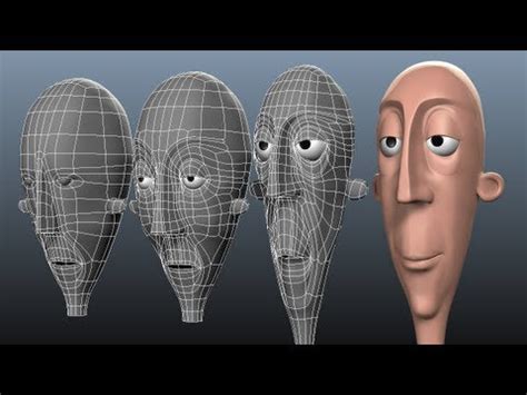 Maya: Cartoon Head Topology - Hack 'n' Slash (1/2) - YouTube