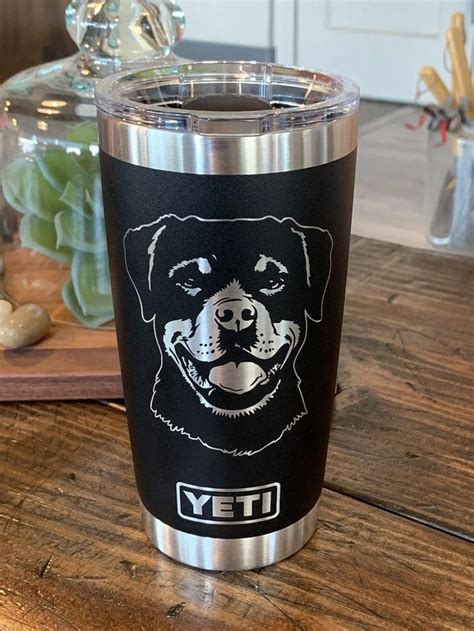 Laser Engraved Authentic Yeti Tumbler ROTTWEILER | Etsy | Engraved yeti, Laser engraving, Yeti