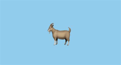 🐐 Goat Emoji on Apple iOS 11.3