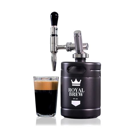 Royal Brew Nitro Cold Brew Coffee Keg // 64 oz (Stainless Steel ...