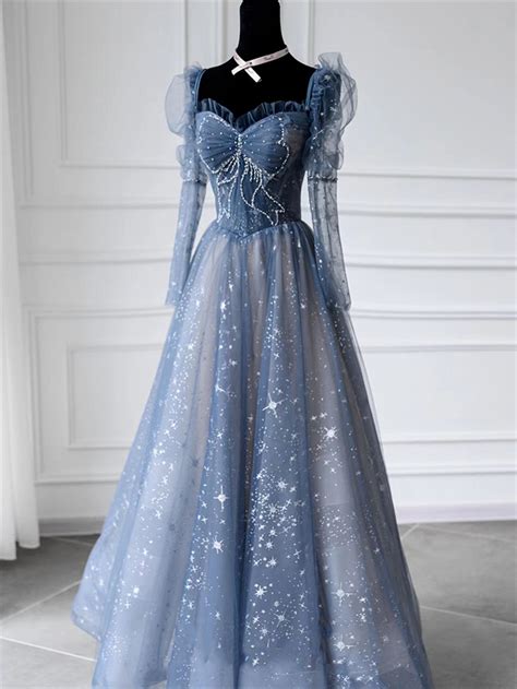 Blue prom dress - gruponym.mx