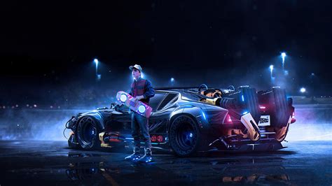 2560x1440 Back To The Future DeLorean Marty McFly 1440P Resolution ,HD 4k Wallpapers,Images ...