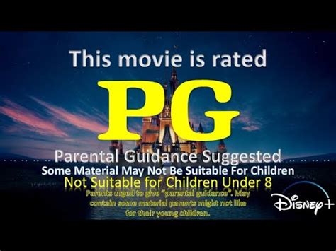 Disney+ Movie Intro - Rated PG - YouTube