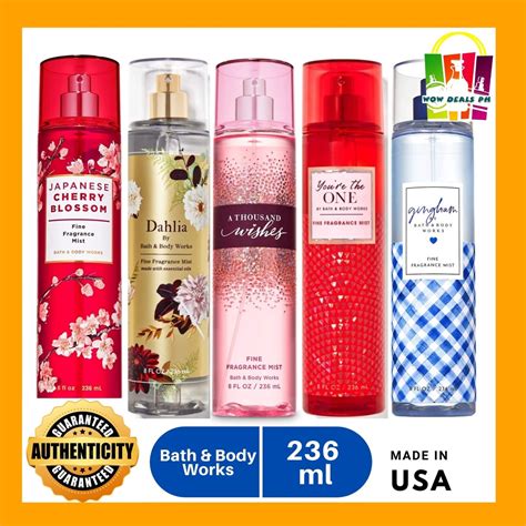 Bath and Body Works Fine Fragrance Mist 236ml Authentic & Original, Made in USA | Shopee Philippines