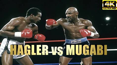 Marvin Hagler vs John Mugabi | KNOCKOUT Highlights Boxing Fight | 4K ...