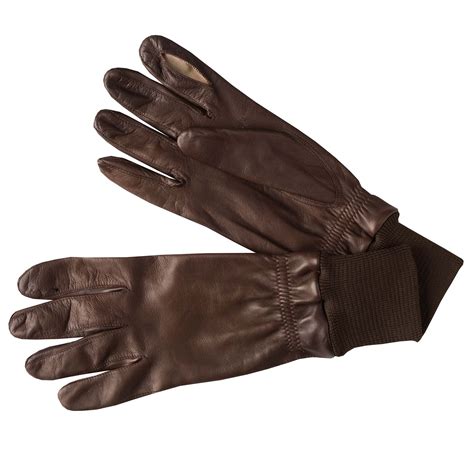 Brown Leather Shooting Gloves (Right Handed) | Cordings