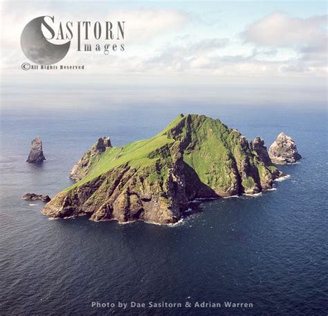 Boreray, an uninhabited island in the St Kilda archipelago, Outer Hebrides, West Coast Scotland ...