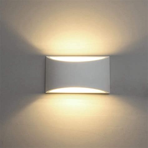 Gohope Modern LED Wall Sconce Lighting Fixture Lamps 7W Warm White ...