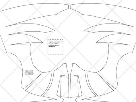 Easy Spider Man V.1 Faceshell Mask for Cosplay PDF Template - A4 & Letter size Ready to Print ...