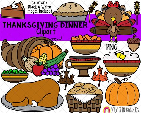 Clipart For Thanksgiving Dinner