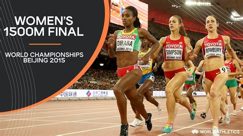 Women's 1500m Final | World Athletics Championships Beijing 2015 - YouTube