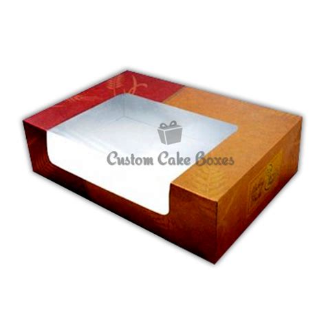 Cake Boxes With Windows | Custom Windowed Cake Packaging Boxes - Custom Cake Boxes