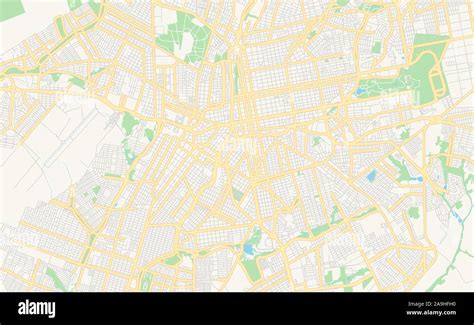 Printable street map of Campo Grande, Brazil. Map template for business use Stock Vector Image ...