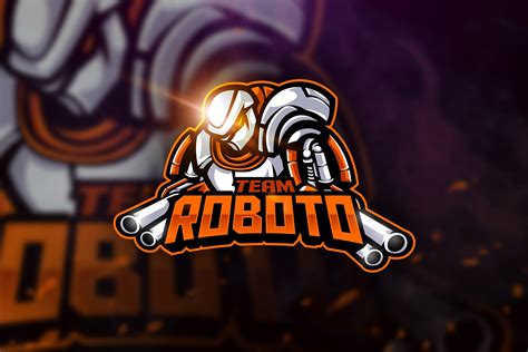 Team Roboto - Mascot & Esport Logo | Robot logo, Sports logo ...