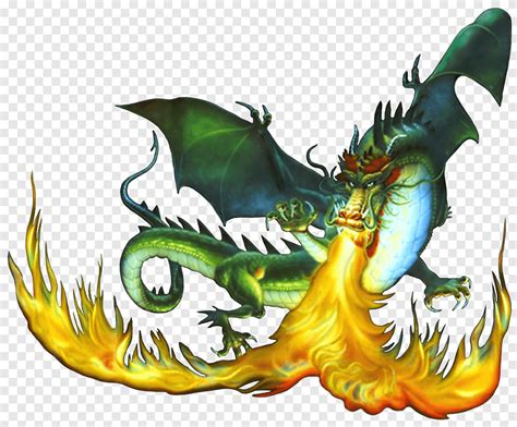 Dragon Fire bernafas, Firebreathing Dragon, naga, kartun png | PNGEgg