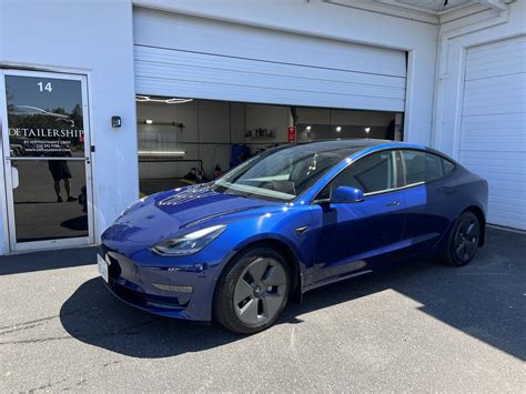 2022 Tesla Model 3 (Blue Metallic) — DETAILERSHIP™