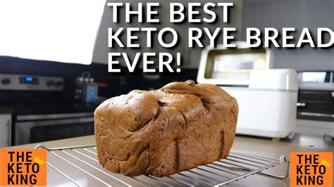 The BEST Keto Bread EVER - Keto Rye! | Keto yeast bread | Low Carb ...