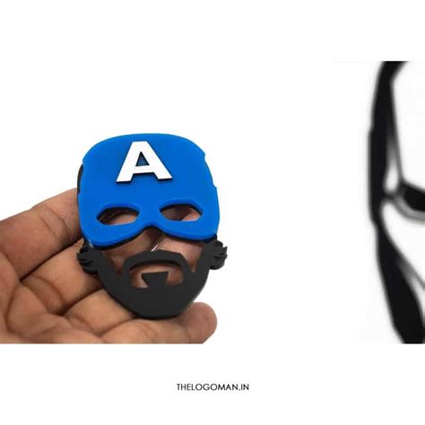 Captain America 3D Car/Bike Sticker – The Logo Man