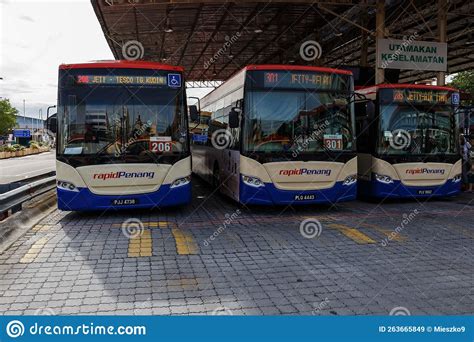 Rapid Penang bus editorial stock image. Image of asian - 263665849