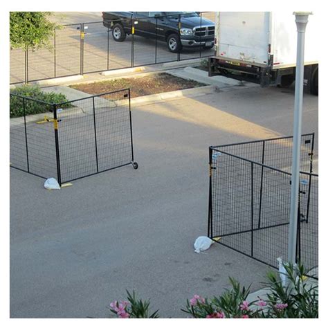 Black Fence Panels - Rental World