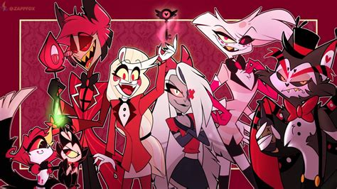 The new Hazbin gang, fanart by artist ZappFox (@ZappFox) : r/HazbinHotel