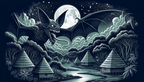 Manananggal Filipino Self-Segmenting Demon - Mythology Vault