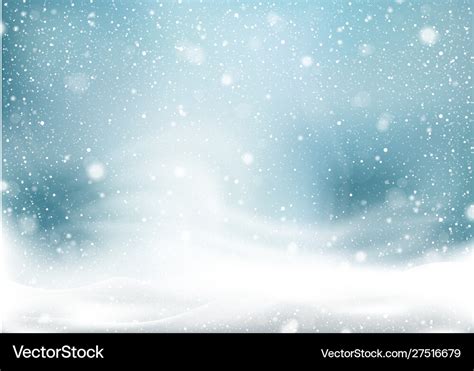 Winter snow storm background Royalty Free Vector Image