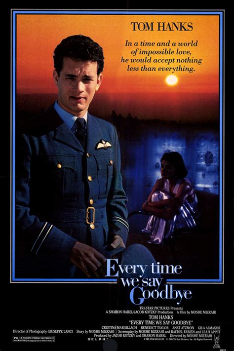 Every Time We Say Goodbye (1986) - Posters — The Movie Database (TMDB)