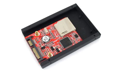 SD SDHC MMC Card to SATA Adapter With Case - Walmart.com