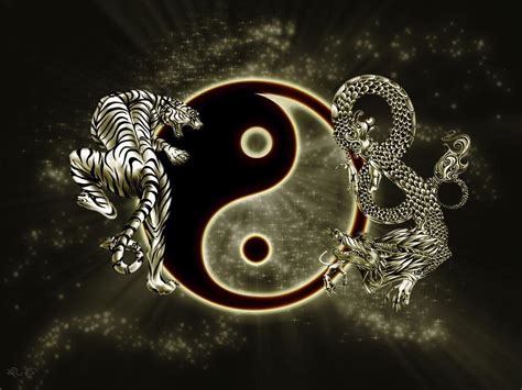 Yin Yang Dragon Tiger Wallpapers - Wallpaper Cave