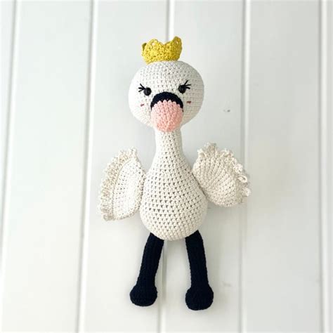 Crochet Swan - Etsy