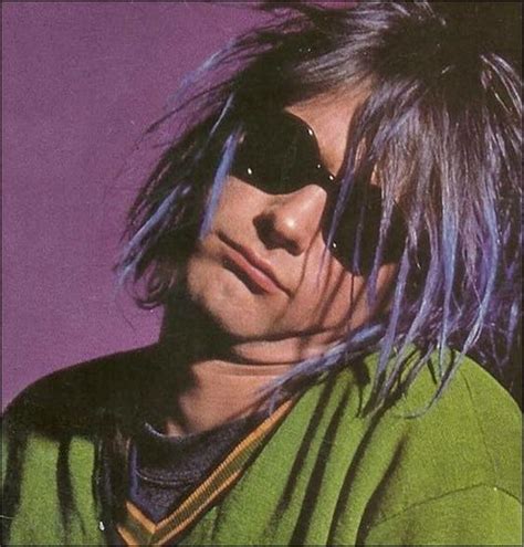 Kurt Cobain Purple Hair