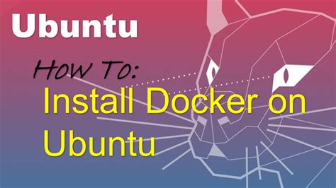 Install Docker on Ubuntu – Xybernetics