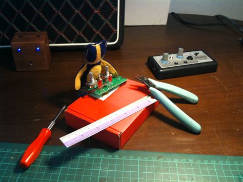 Davy Lettercat | Davy building up some circuit boards. | Brian McNamara | Flickr