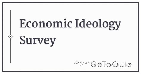 Economic Ideology Survey