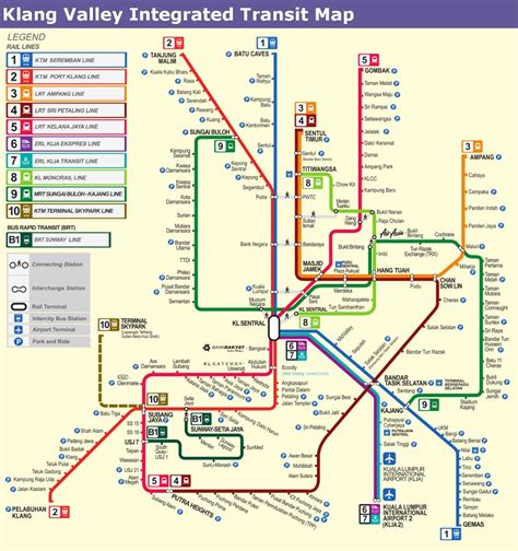 KL Sentral Station Maps (Transit Route, Station Map & Floor Directory)