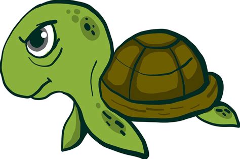 Angry turtle, illustration, vector on white background 13500455 Vector ...