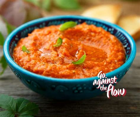 Red Capsicum Dip Recipe - Go Against the Flow