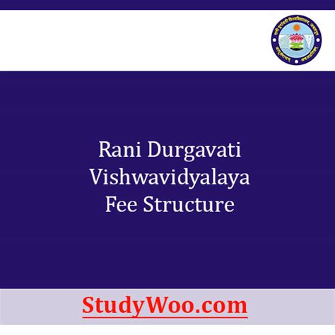 Rani Durgavati Vishwavidyalaya Fees Structure & Courses 2024-25